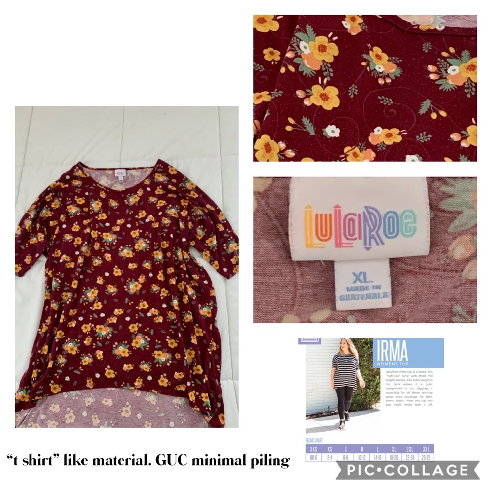 Floral Irma Tunic LLR - Lularoe